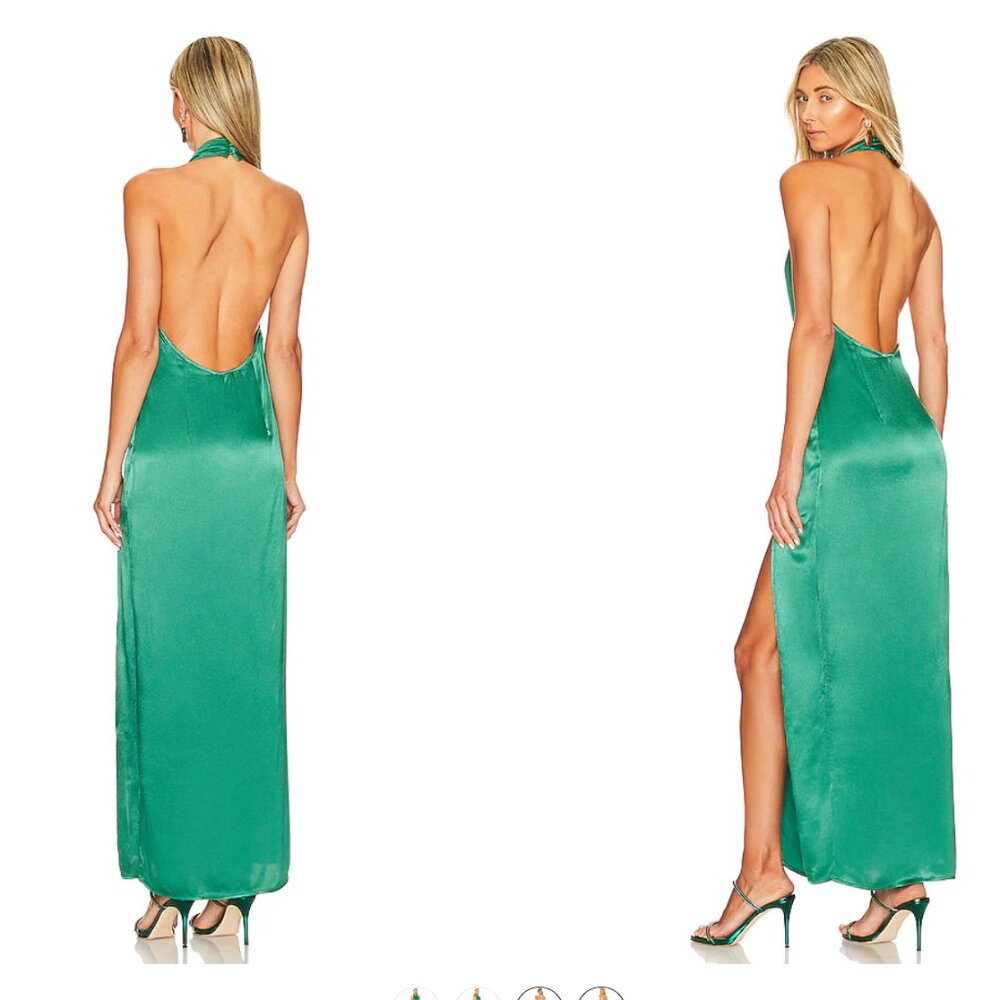 SNDYS X Revolve Halter Maxi Dress, Size 4